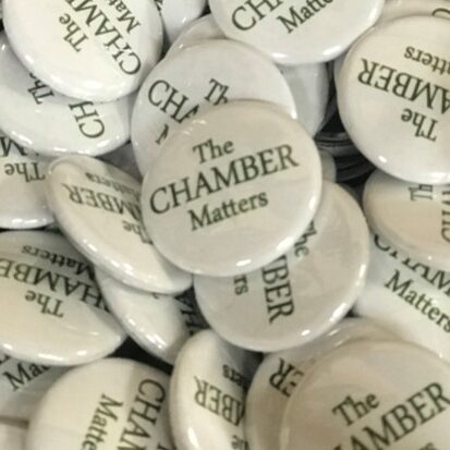 The Chamber Matters Pins